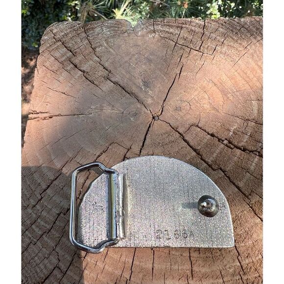 Vintage 1970s Farmer Belt Buckle - Picture 3 of 3